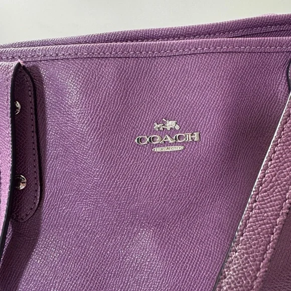 Purple Coach Purse - Picture 7 of 7